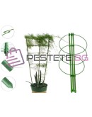 Кръгла подпора за растения и цветен пръстен